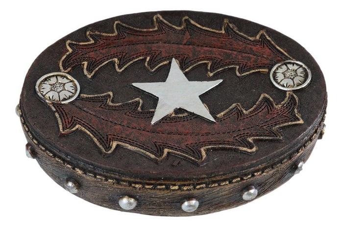 Ebros Gift Western Star Cowboy Country Bootcut Cup Soap Dish And Toothbrush Holder Set