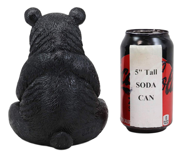 Ebros Gift Whimsical Forest Black Bear Holding Heart Sign Saying "Beary Best Mom" Statue