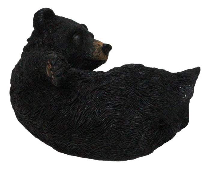 Ebros Gift Whimsical Rustic Western Black Bear Cub Stretching Cell Phone Holder Figurine