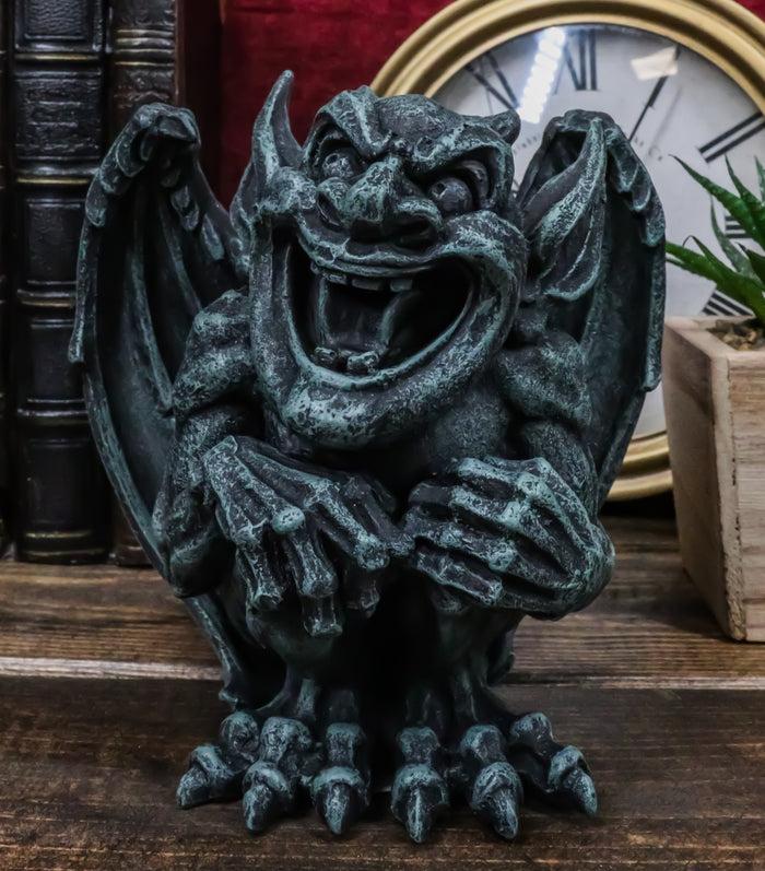 ebros gift Whimsical Stoic Big Mouth Guardian Gargoyle Druid Laughing With Scorn Figurine