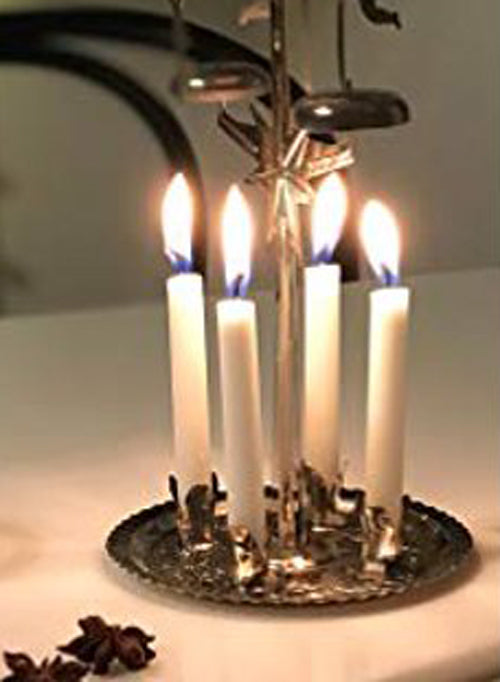 ebros gift White Happiness Purity Pack of 12 Wicca Occult Witch Ritual Spell Chime Candles