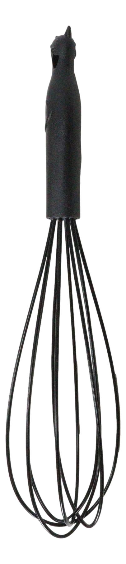 Ebros Gift Wicca Gothic Witch Feline Cat Silicone Cooking Baking Chef Kitchen Whisk