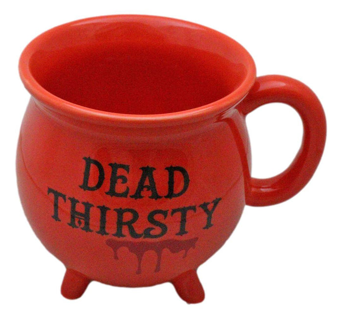 Ebros Gift Wicca Magic Red Dead Thirsty Bloody Cauldron Ceramic Mug With Handle 16oz