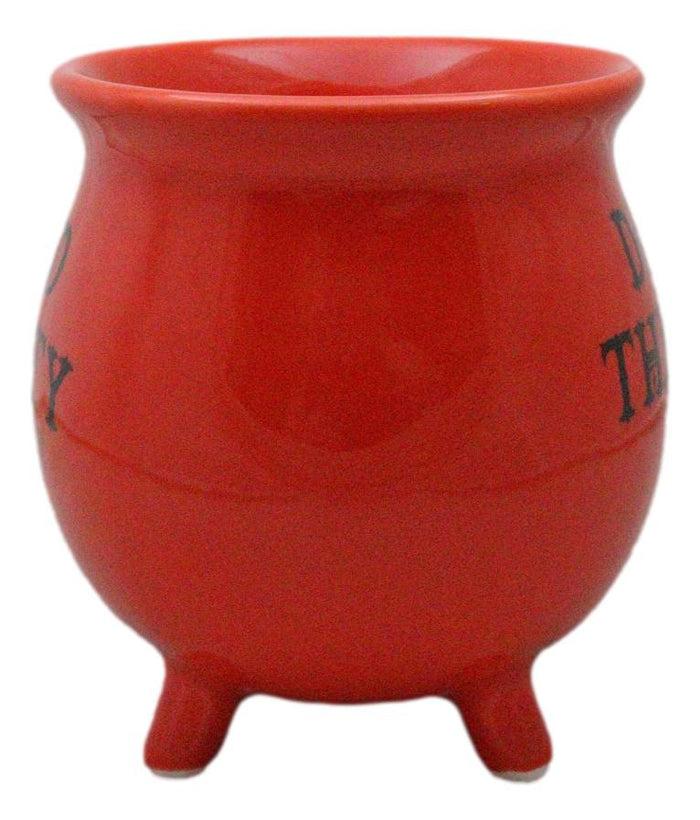 Ebros Gift Wicca Magic Red Dead Thirsty Bloody Cauldron Ceramic Mug With Handle 16oz