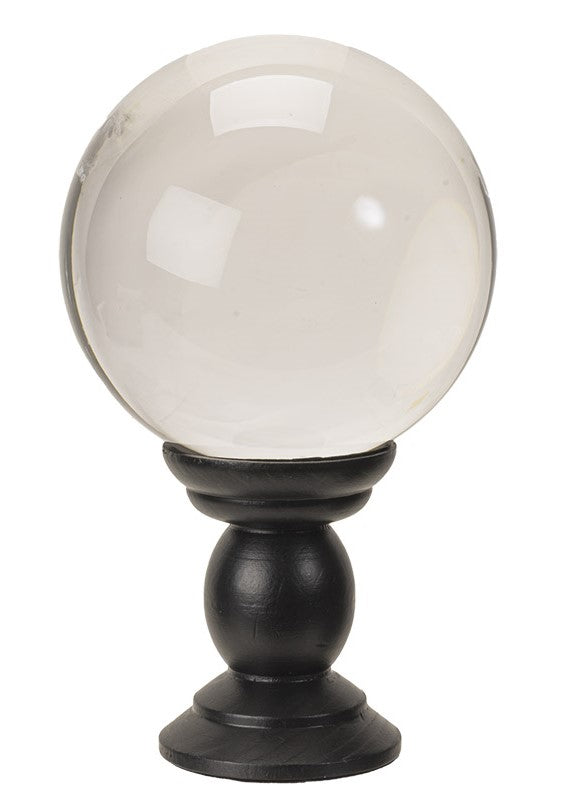 Ebros Gift Wicca Occult Witchcraft Paranormal Witch Crystal Glass Gazing Ball On Stand