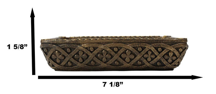 Ebros Gift Wicca Phases Of The Moon Triple Spiral Goddess Mother Maiden Crone Dish Tray