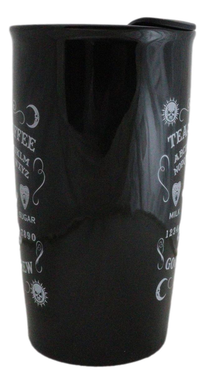 Ebros Gift Wicca Witchcraft Ouija Board Tea Or Coffee Good Brew Ceramic Travel Mug Cup