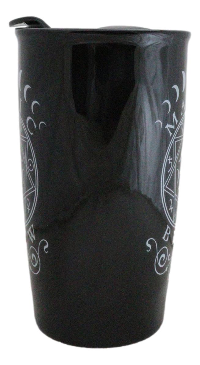 Ebros Gift Wicca Witchcraft Phases Of The Moon Magic Brew Ceramic Travel Mug Coffee Tea Cup