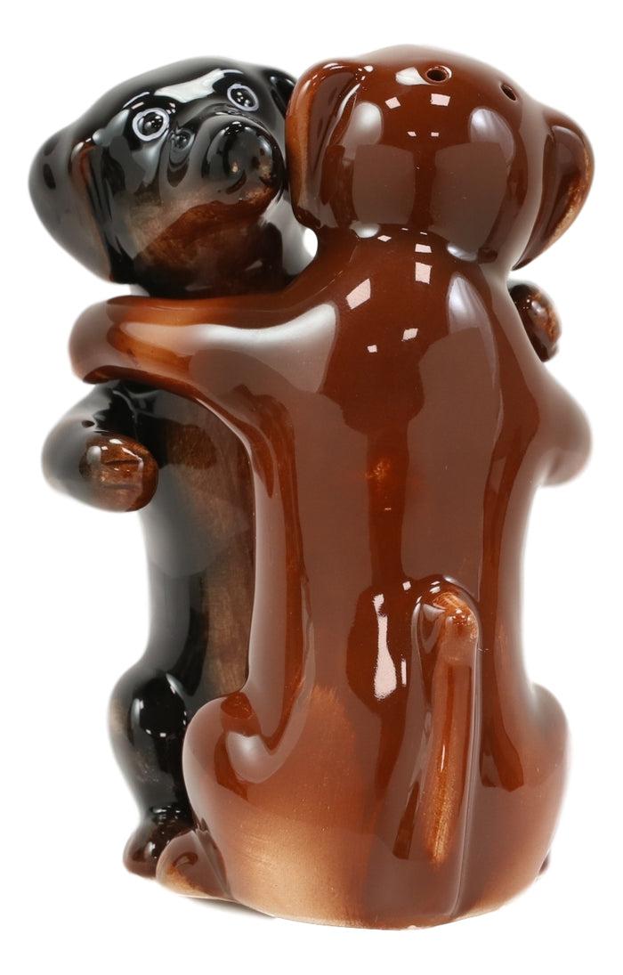 Ebros Gift Wiener First Dance Dachshund Dogs Hugging Salt And Pepper Shakers Figurine Set