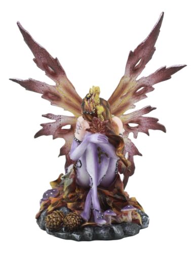 Ebros Gift Wild Traveler Autumn Tribal Acorn Fairy Garden Statue 6.5"Tall Fall Season Fae