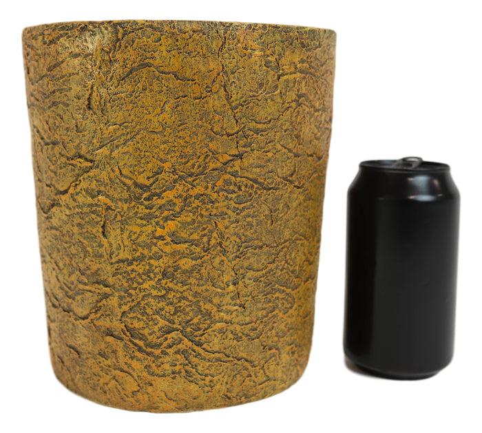 Ebros Gift Wildlife Rustic Mustang Horse Pine Trees Forest Waste Basket Dry Trash Bin Decor