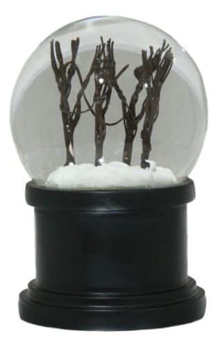 Ebros Gift Windy Christmas Snow Winter Trees Night Scene Light Up Snow Water Globe With Fan