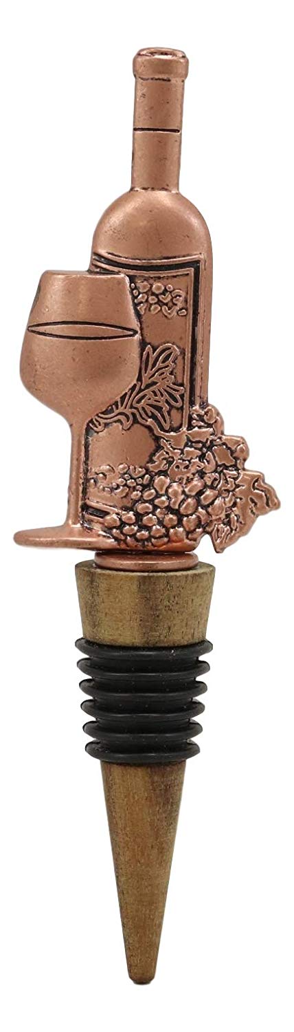 Ebros Gift Wine And Grapes Bamboo Cheese Board Knife Wine Stopper Picks & Coasters Gift Set