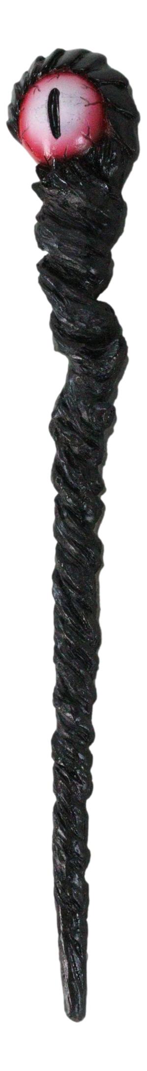 Ebros Gift Wizard Evil Dragon Eye Mordor Styx Stones Cosplay Magic Wand 9.5" Accessory Prop