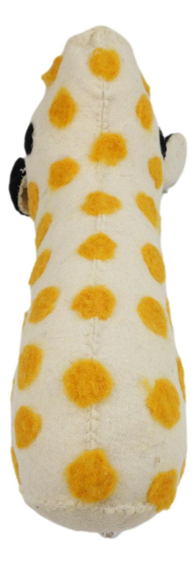 Ebros Gift Wool Safari Giraffe Baby Animal Head Plush Doll Wall Decor Safari Collection