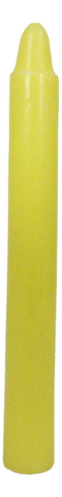 Ebros Gift Yellow Success Victory Pack Of 12 Wicca Occult Witch Ritual Spell Chime Candles