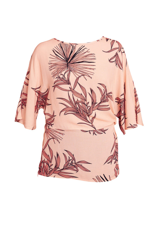 echte Aia Regular Shirts - Peach Rose Flower