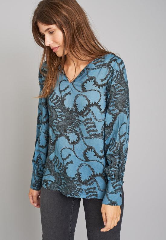 Echte Electra Regular Shirts - Provinsial Blue Lace