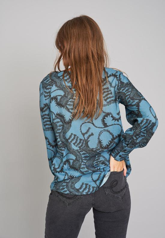 Echte Electra Regular Shirts - Provinsial Blue Lace