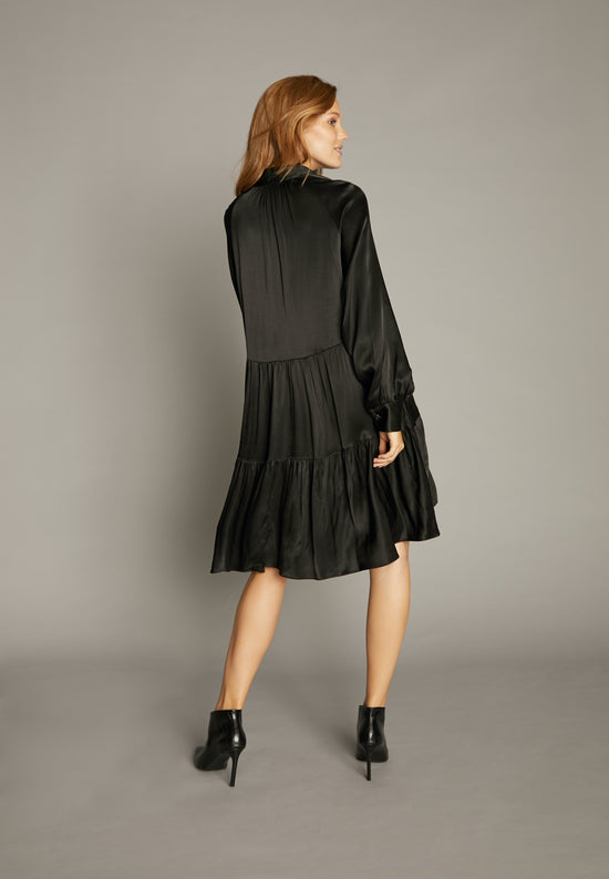 Echte Full-Volume Mini Dress Dresses - Black