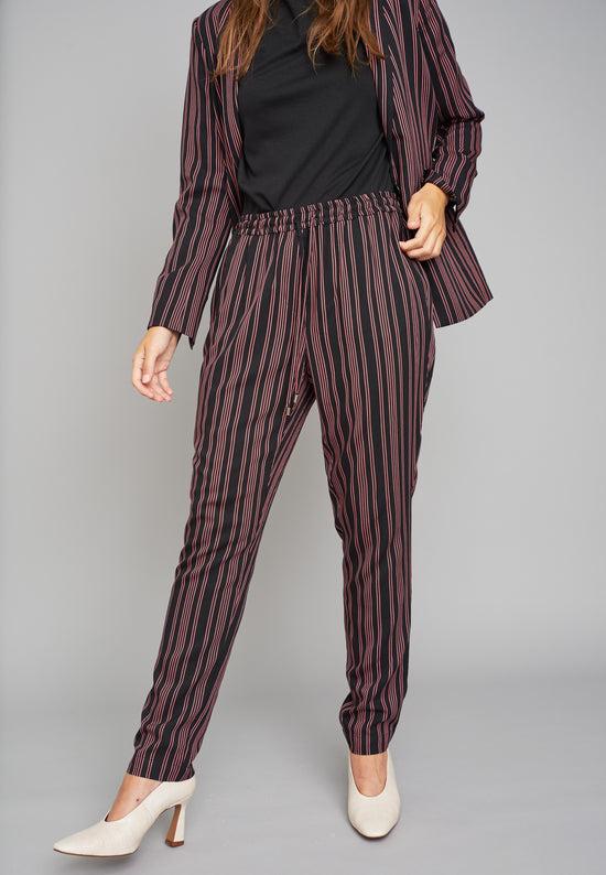 Echte Game Loose Trousers SL - Baroque Rose Stripe