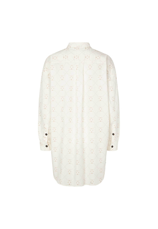 Echte Oversized Shirt Shirts - Unbleached Logo