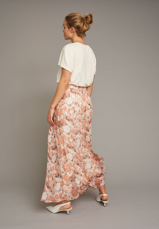 Echte Ruffled Skirt - Flower Print