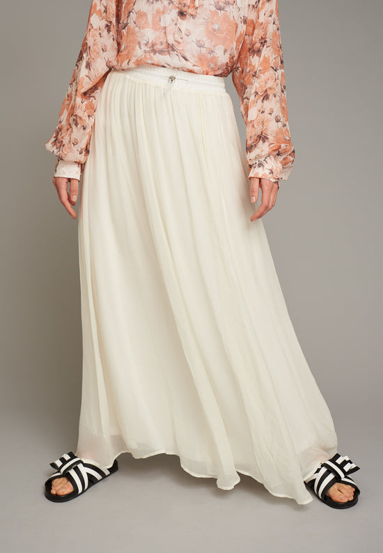 Echte Ruffled Skirt - Off White