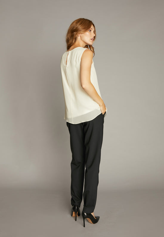 Echte Ruffled Top - Off White