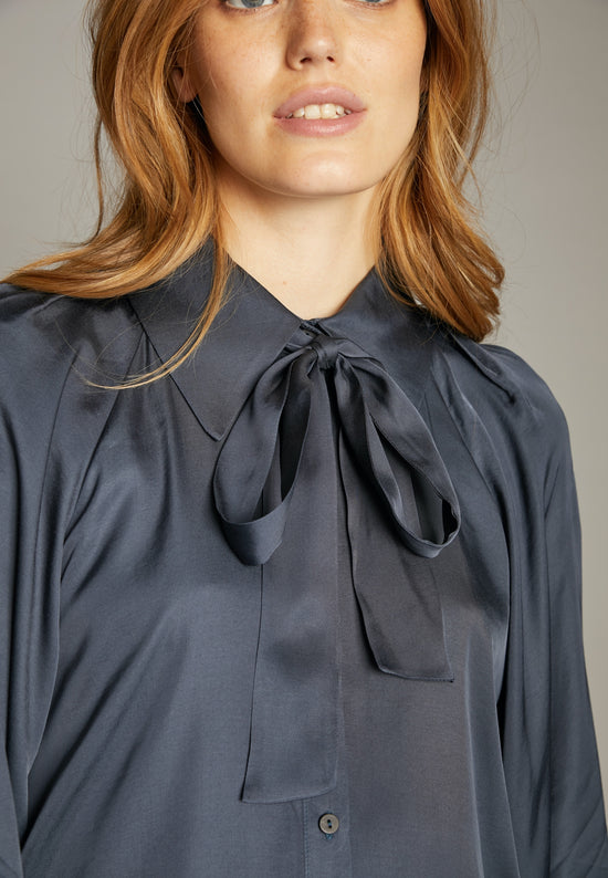Echte Shirt W/Bow - Navy