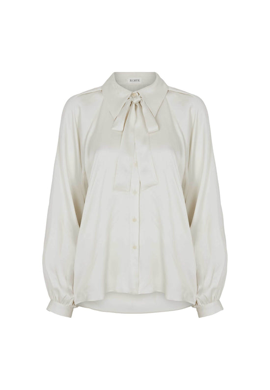 echte Shirt w/Bow - Off White
