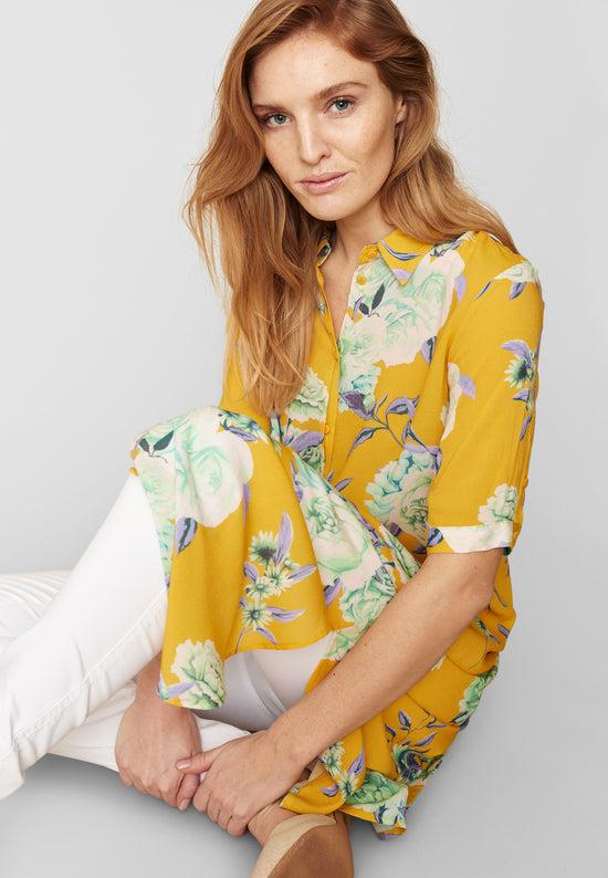 Echte Sonia Regular Shirts - Golden Sun Flower