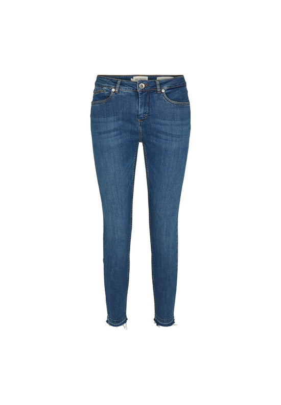 echte Sun Cropped Jeans - Faded Blue Wash