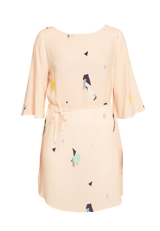 echte Zenta Regular Dresses - Peach Art