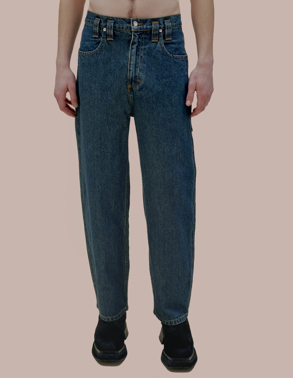 eckhaus latta BAGGY JEAN New Blue