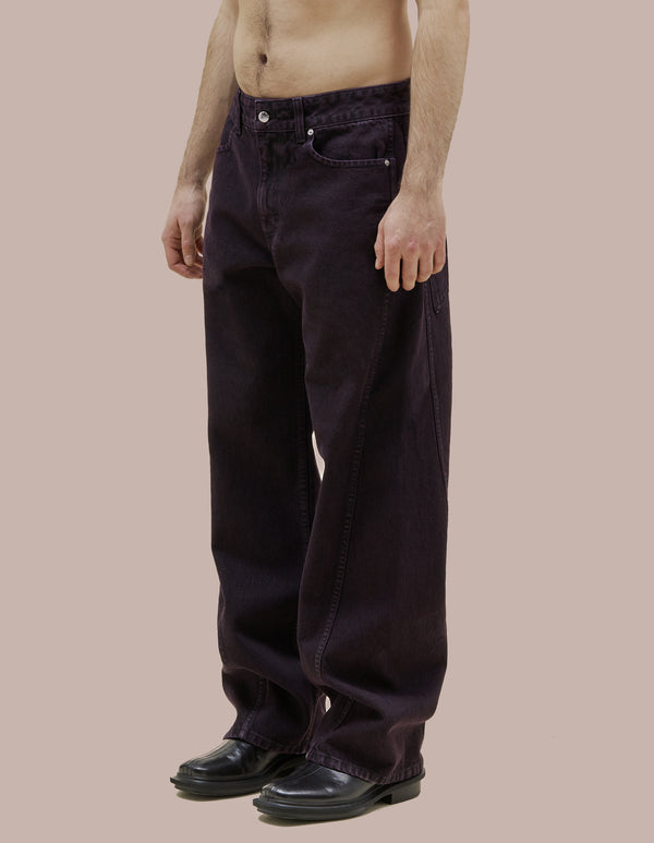 Eckhaus Latta BEND JEAN Amethyst