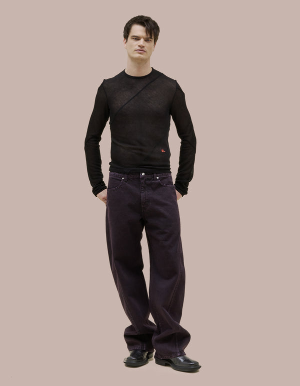 Eckhaus Latta BEND JEAN Amethyst