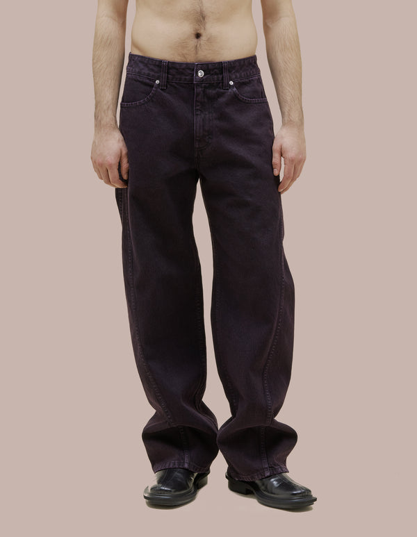 eckhaus latta BEND JEAN Amethyst