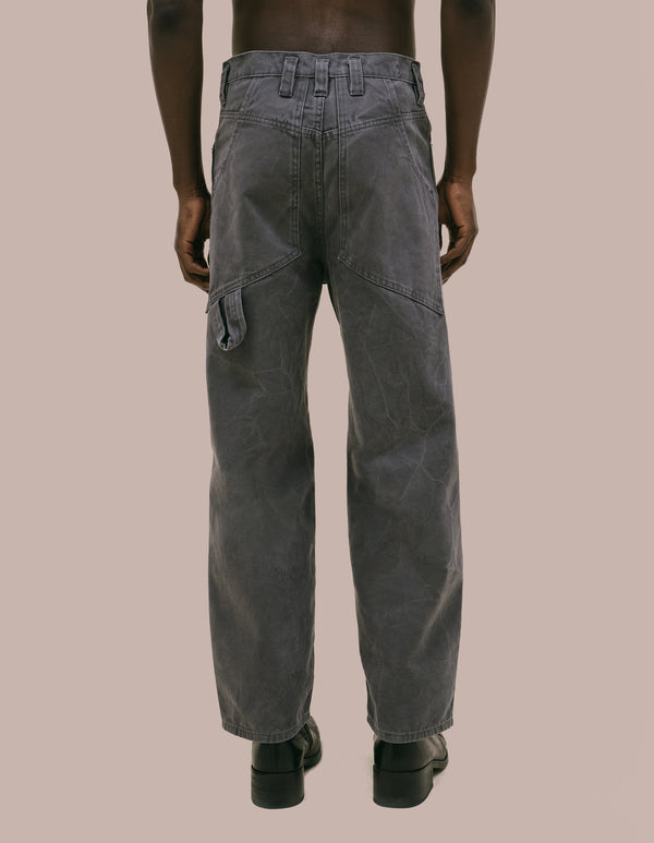 Eckhaus Latta DOUBLE KNEE BAGGY JEAN Slate