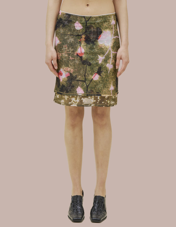 eckhaus latta DUET SKIRT Garden
