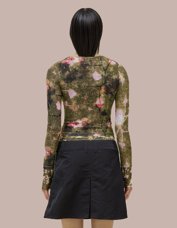 Eckhaus Latta DUET TOP Garden