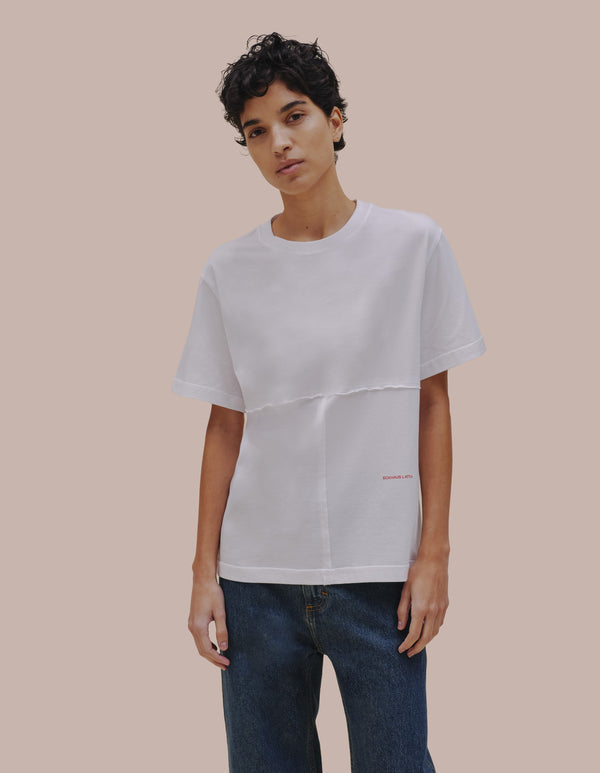 Eckhaus Latta LAPPED TEE White