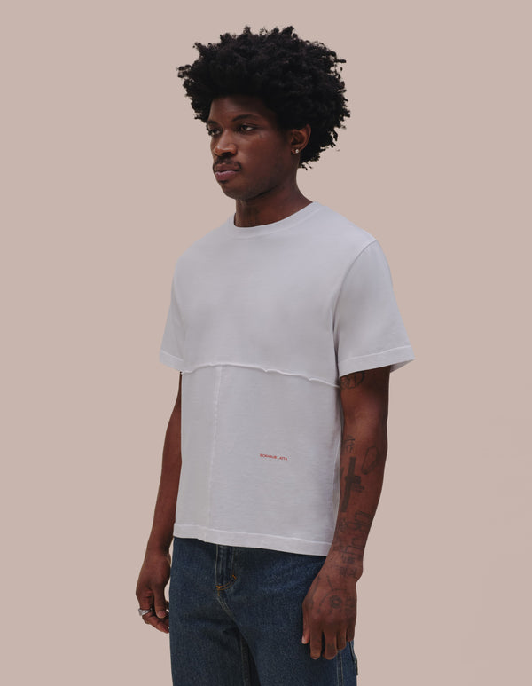 Eckhaus Latta LAPPED TEE White