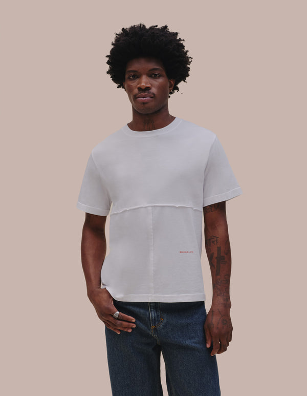 eckhaus latta LAPPED TEE White