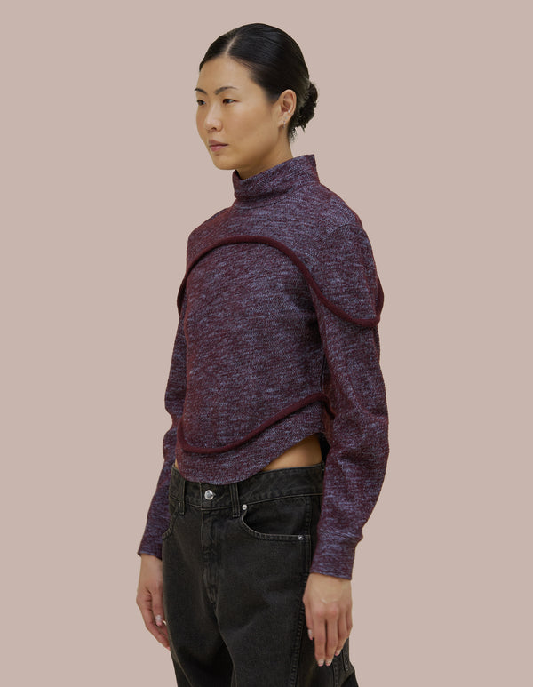 Eckhaus Latta PALLAS TURTLENECK Twilight