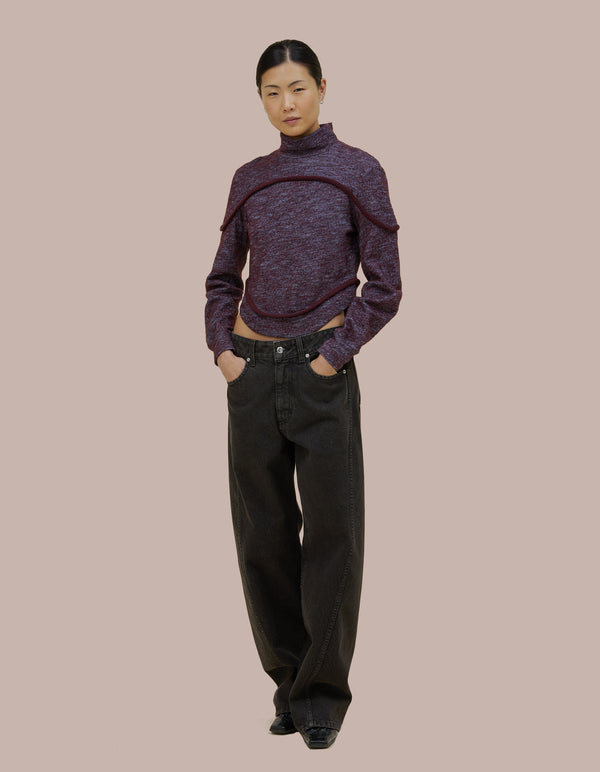 Eckhaus Latta PALLAS TURTLENECK Twilight