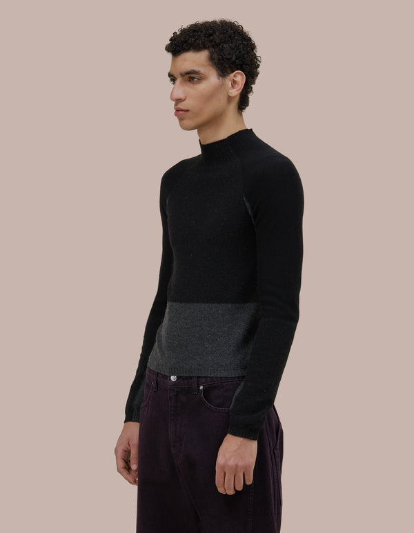 Eckhaus Latta RACER TURTLENECK Raven