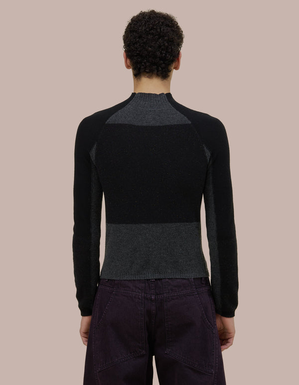 Eckhaus Latta RACER TURTLENECK Raven