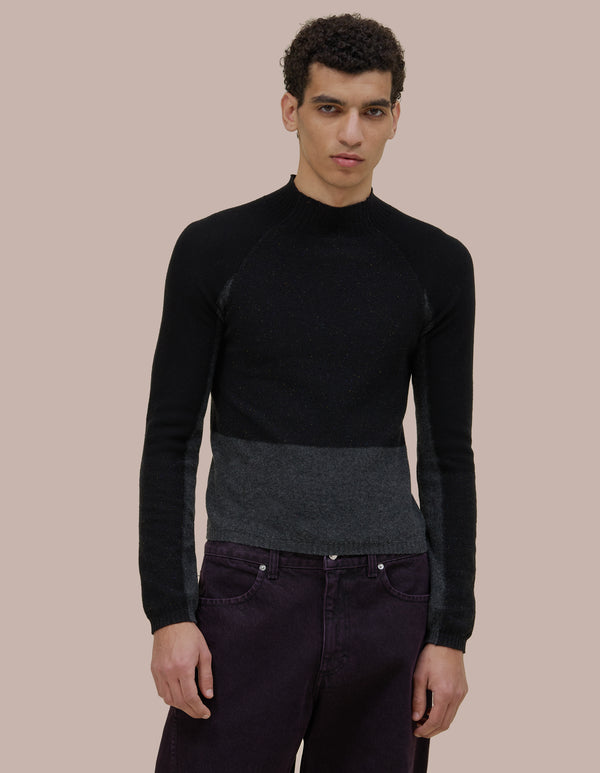 eckhaus latta RACER TURTLENECK Raven