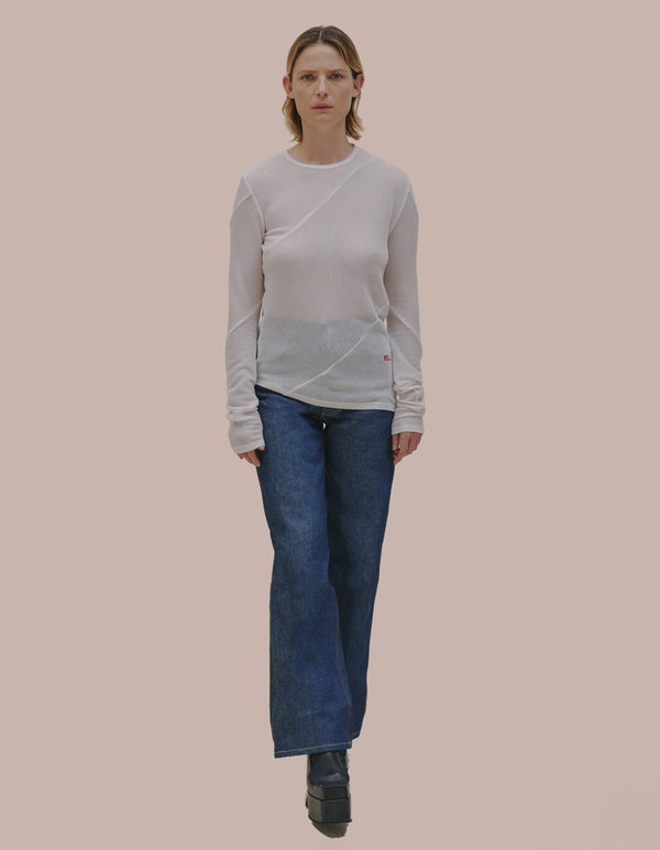 eckhaus latta SPIRAL LONG SLEEVE Powder